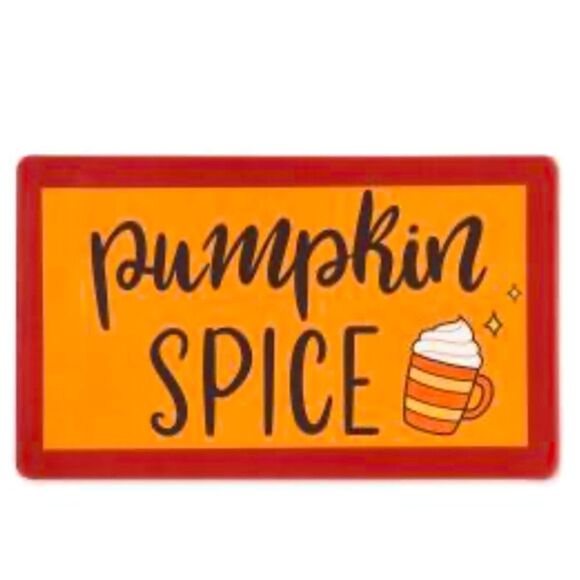 Pumpkin Spice Fall Kitchen Mat, 18" - Picture 1 of 5